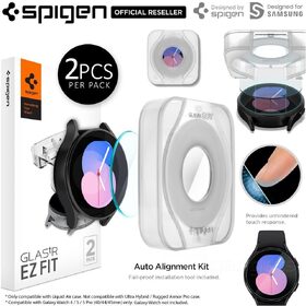 Galaxy Watch 5 / 4 (40mm) Glass Screen Protector EZ Fit GLAS.tR Slim 2PCS