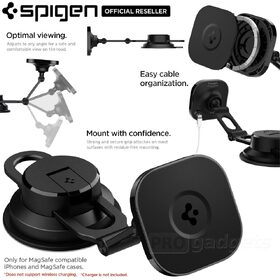 MagSafe Car Mount Holder OneTap 3 ITS35-3 Black Dash/Wind Magnetic Car Mount (MagFit)