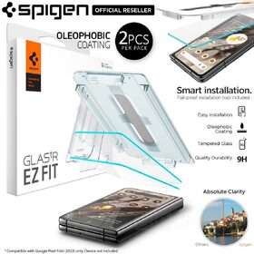 Google Pixel Fold Glass Screen Protector EZ Fit GLAS.tR Slim 2PCS