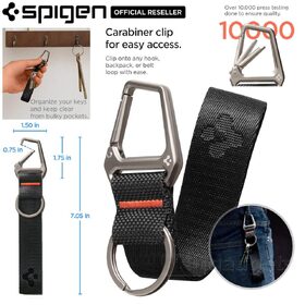 Carabiner Black Strap + Key Ring