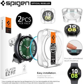Galaxy Watch 6 Classic 47mm Glass Screen Protector EZ Fit GLAS.tR Slim 2PCS