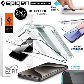 iPhone 15 Pro Max Glass Screen Protector EZ Fit GLAS.tR Full Cover 2PCS